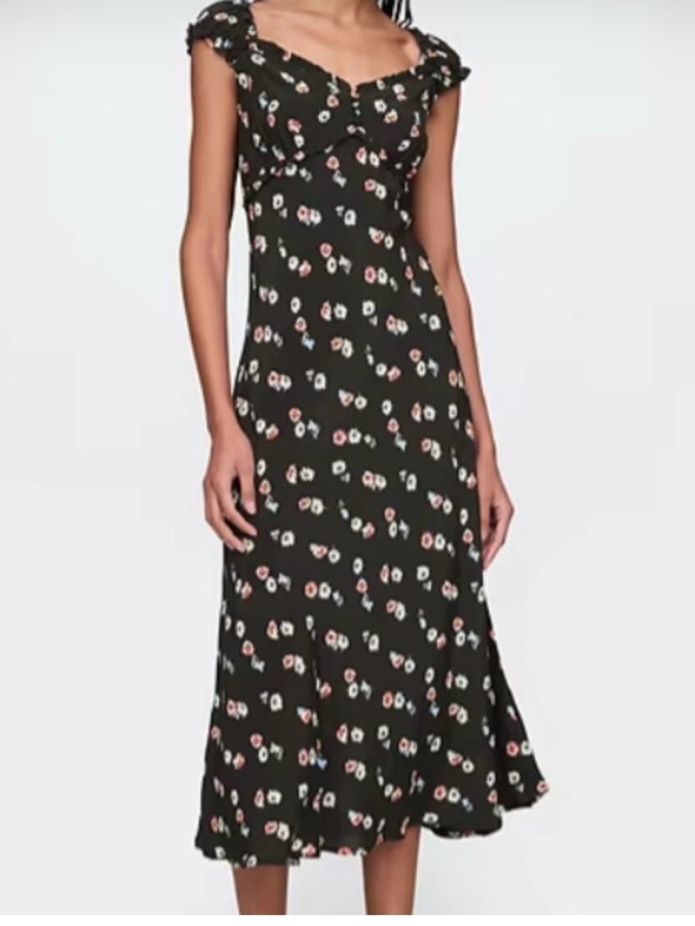 Gap Sweetheart Floral Maxi Dress